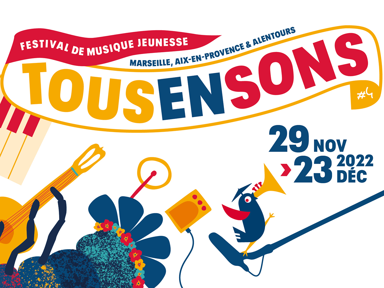 Visuel Tous En Sons ! - Festival De Musique Jeunesse|Mucem