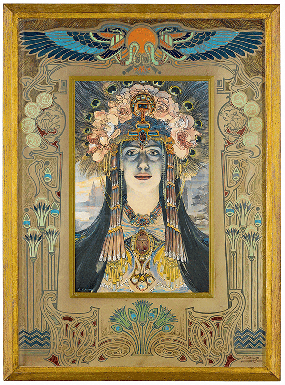 Adolphe Cossard, Salammbô, 1899. Collection Géraldine et Lorenz Baümer © photo : Sotheby’s