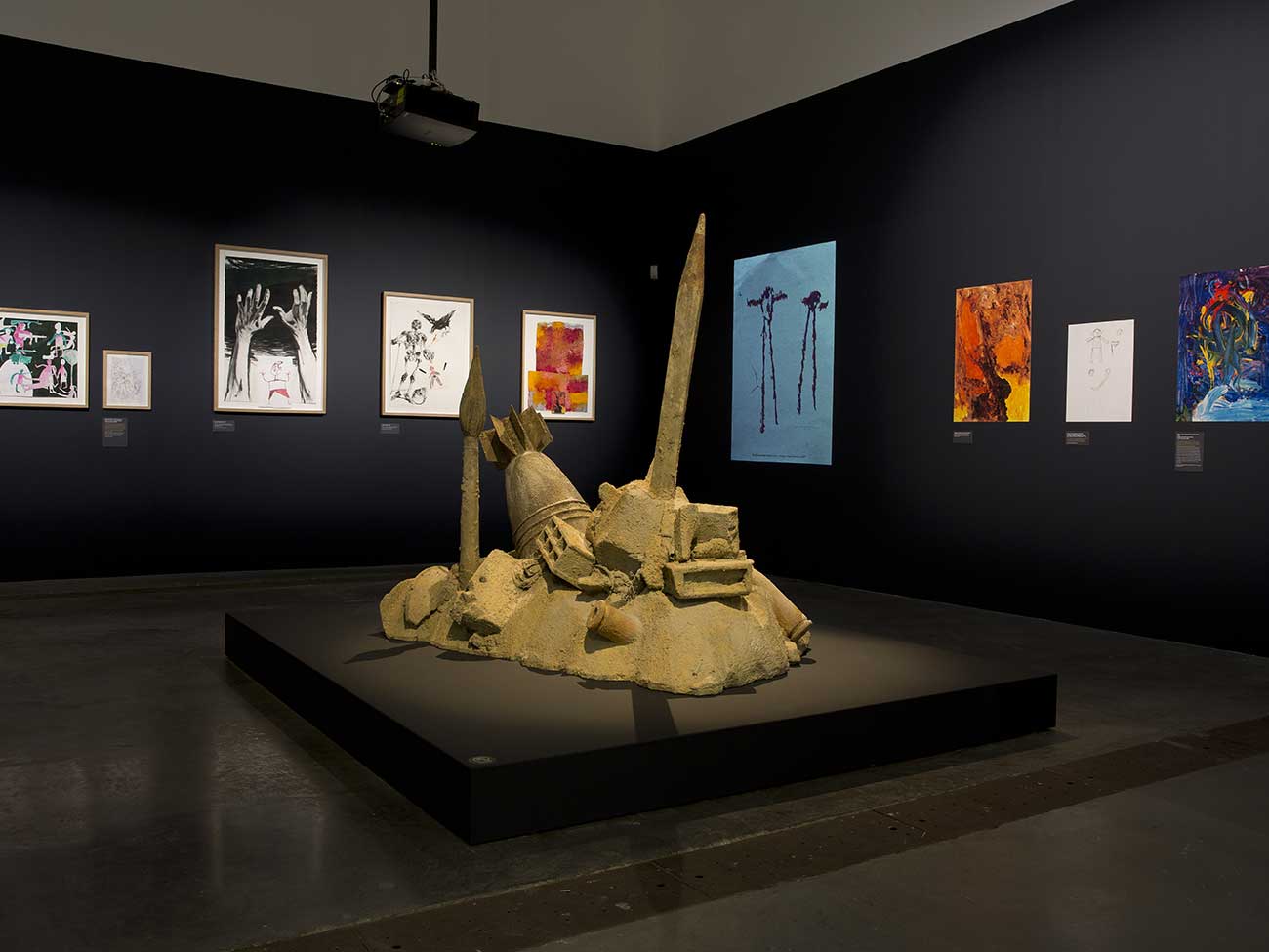 Déflagrations, Scénographie Perrin Fohr, Janv 2021 © Jean Julien Ney, Mucem