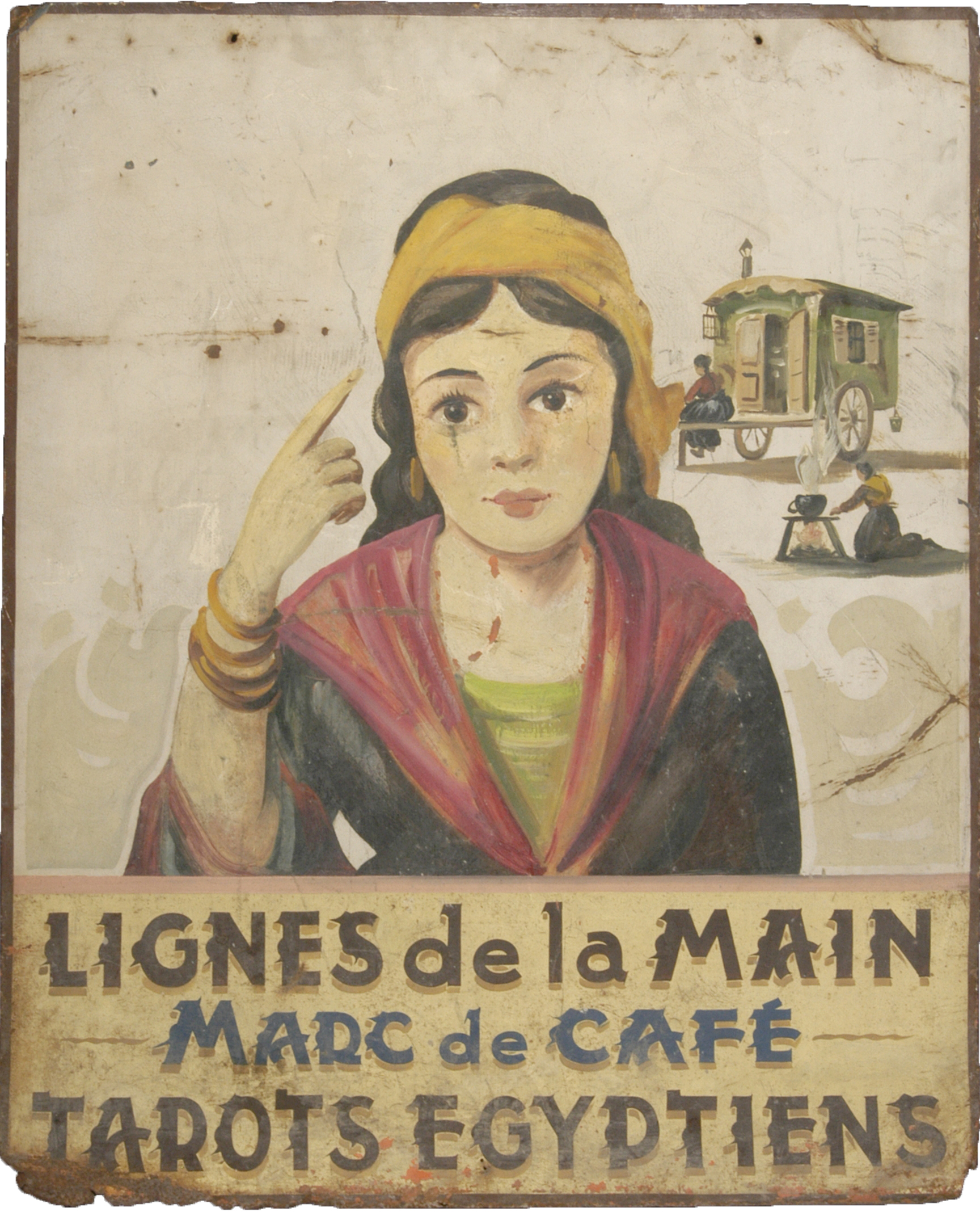 Anonyme, plaque de voyante, Mucem © Mucem