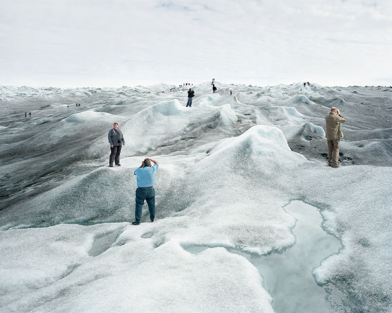 Olaf Otto Becker, Point 660, 2, 08/2008 67°09’04’’N, 50°01’58’’W, Altitude 360M, de la série "Above Zero", 2008 © Olaf Otto Becker
