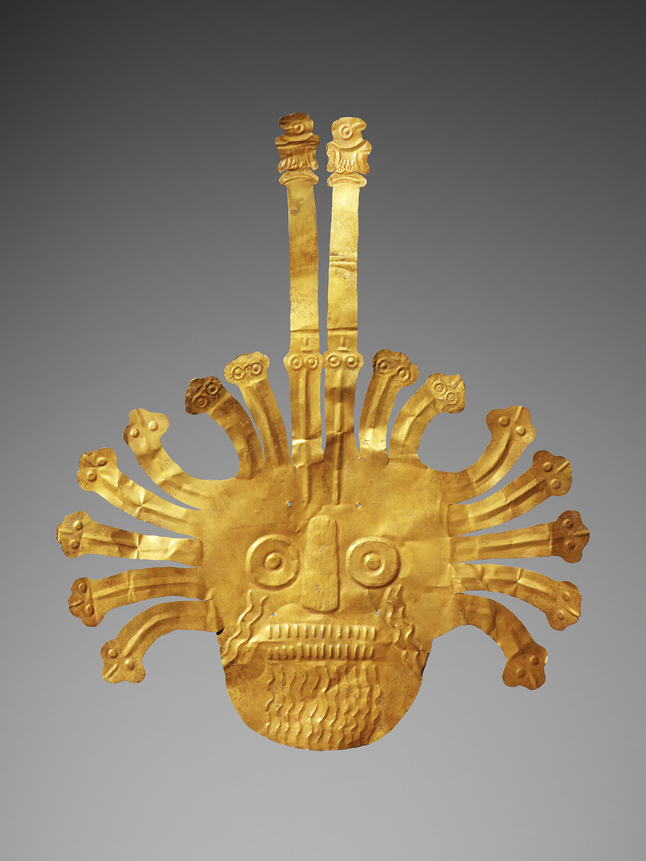 Masque funeraire nazca © Musee du quai Branly Jacques Chirac Dist RMN Grand Palais