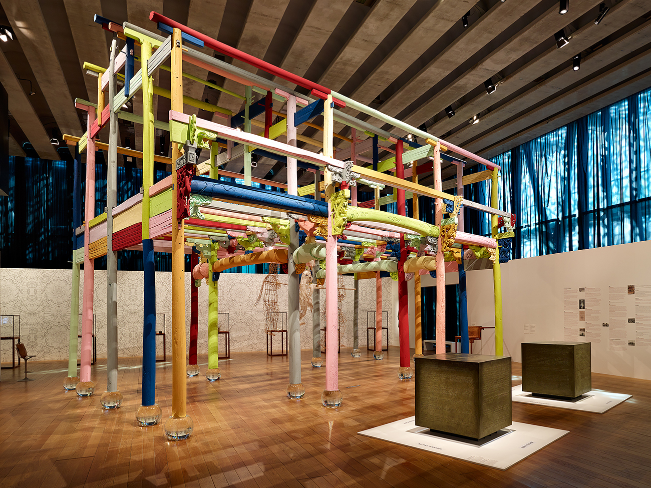 Ai Weiwei Colored House 2015, Savons de Marseille avec la Déclaration des droits de l’homme et du citoyen de 1789 et la Déclaration des droits de la femme et de la citoyenne de 1791, 2018 © Francois Deladerriere, Mucem