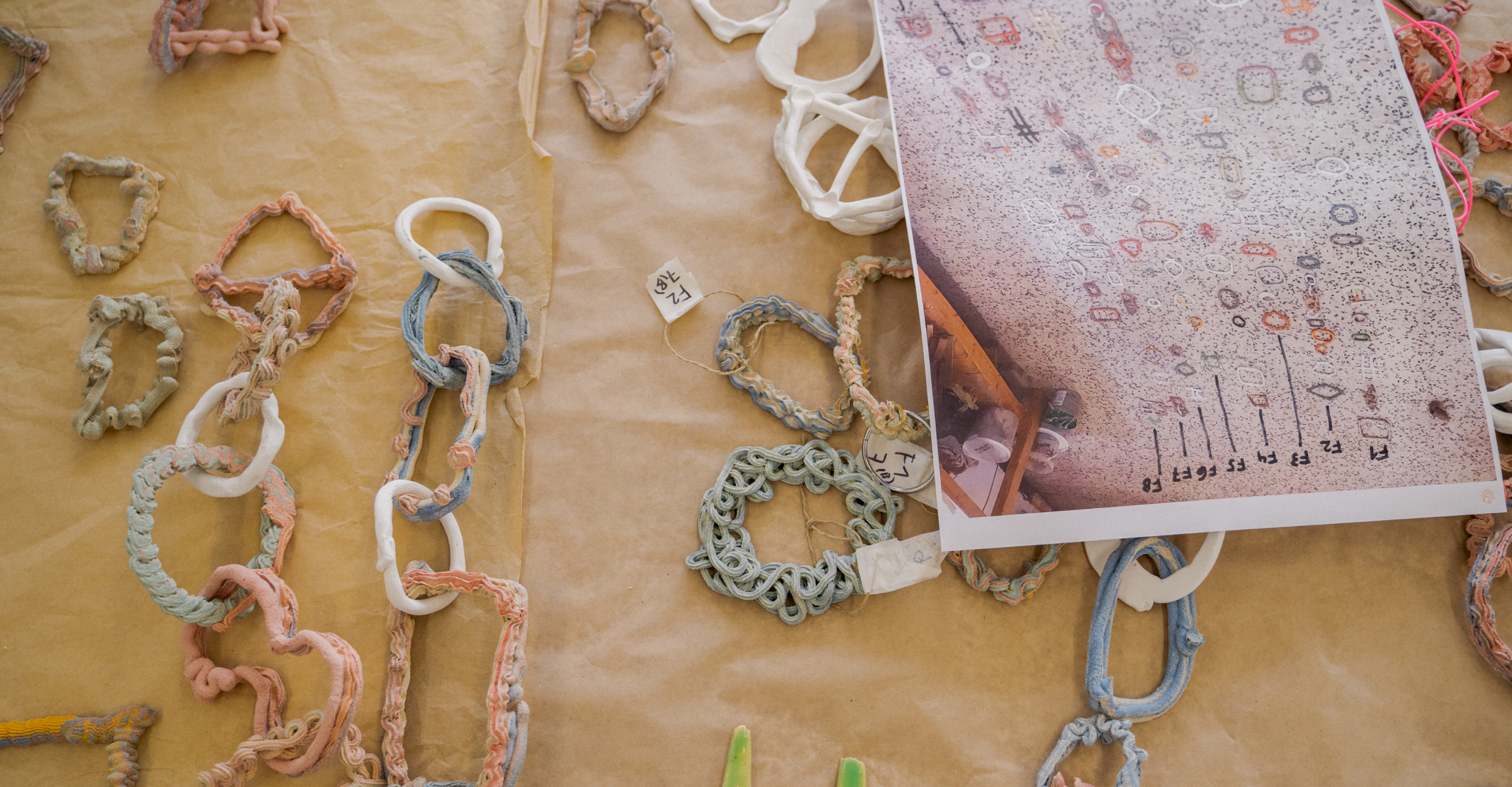 Making of de la collaboration Atelier Montex x Andrea Moreno © le19M / Photo Ismaël Bazri