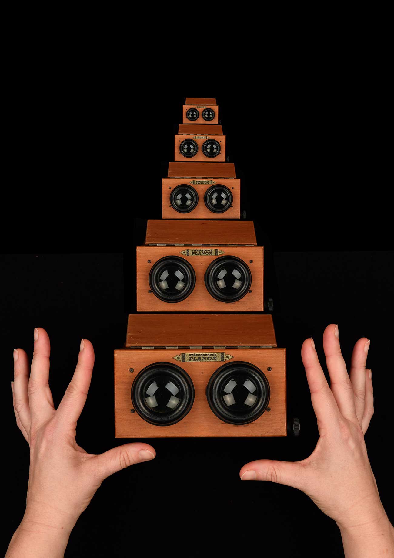 Objet des collections du Mucem, 2019 : stéréoscope, France, 1ére moitié du XXe siècle. © Projet & photo Ilaria Turba