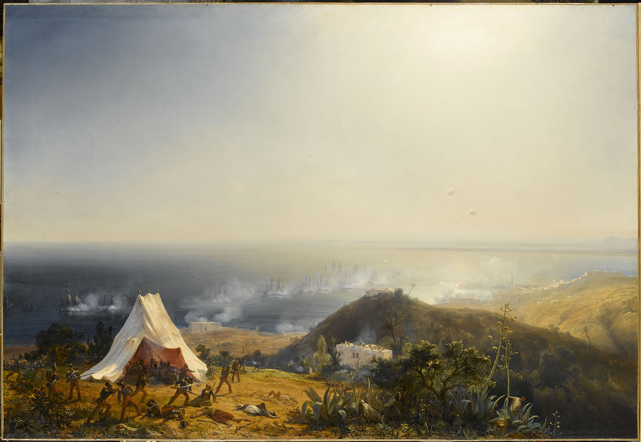Theodore Gudin, Attaque dalger, 29 juin 1830, 1831© rmn grand palais, chateau de versailles Gerard Blot
