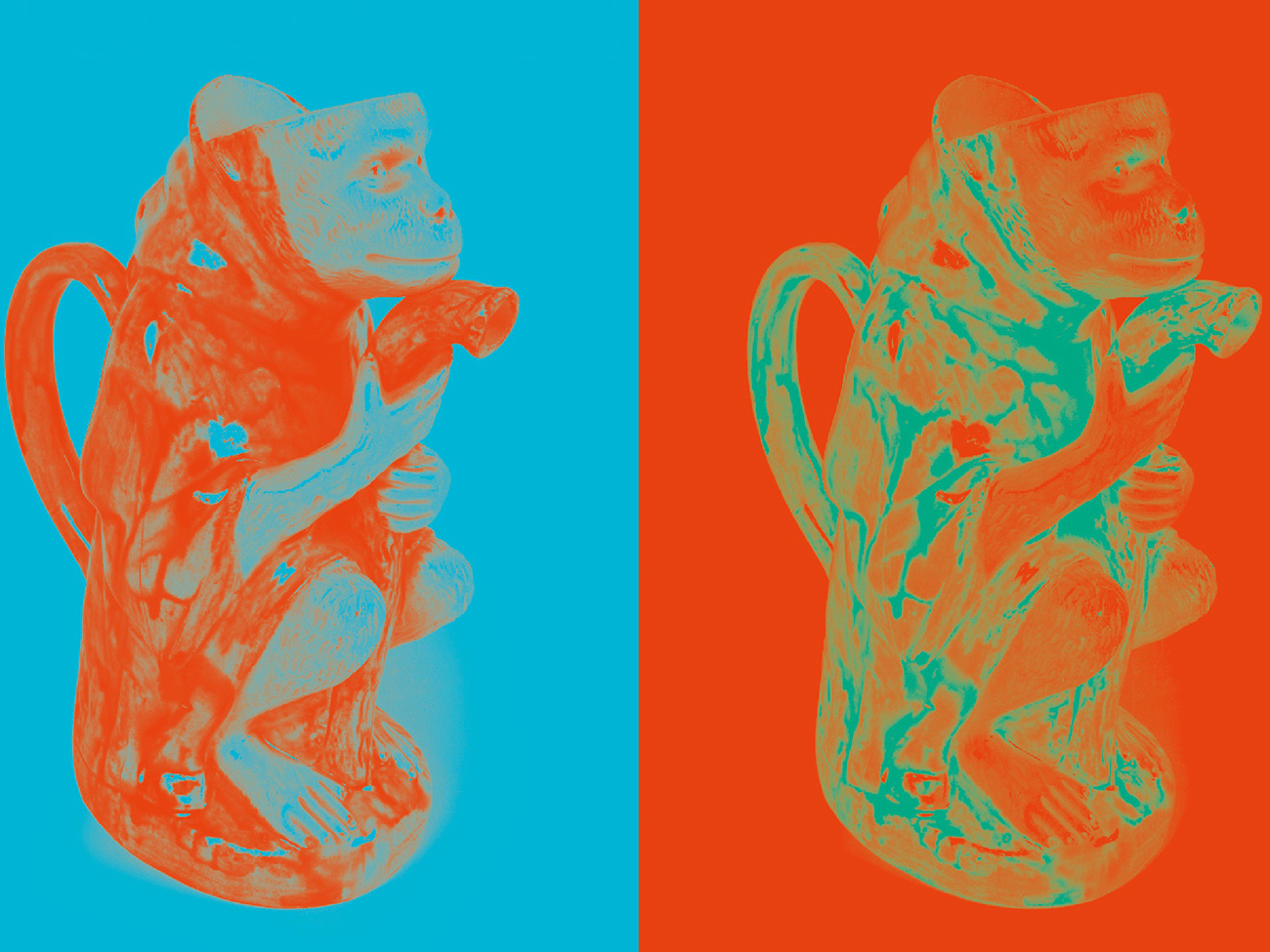 Q-Pichet en forme de singe habille en ermite, Vaudancourt, Oise, 1840 © Mucem