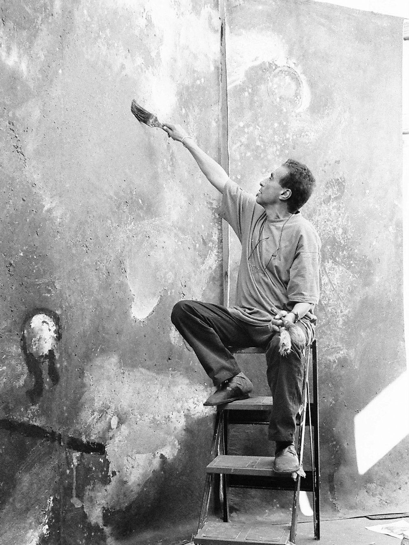 Mohammed Kacimi vers 1993-1994. © Archives Kacimi