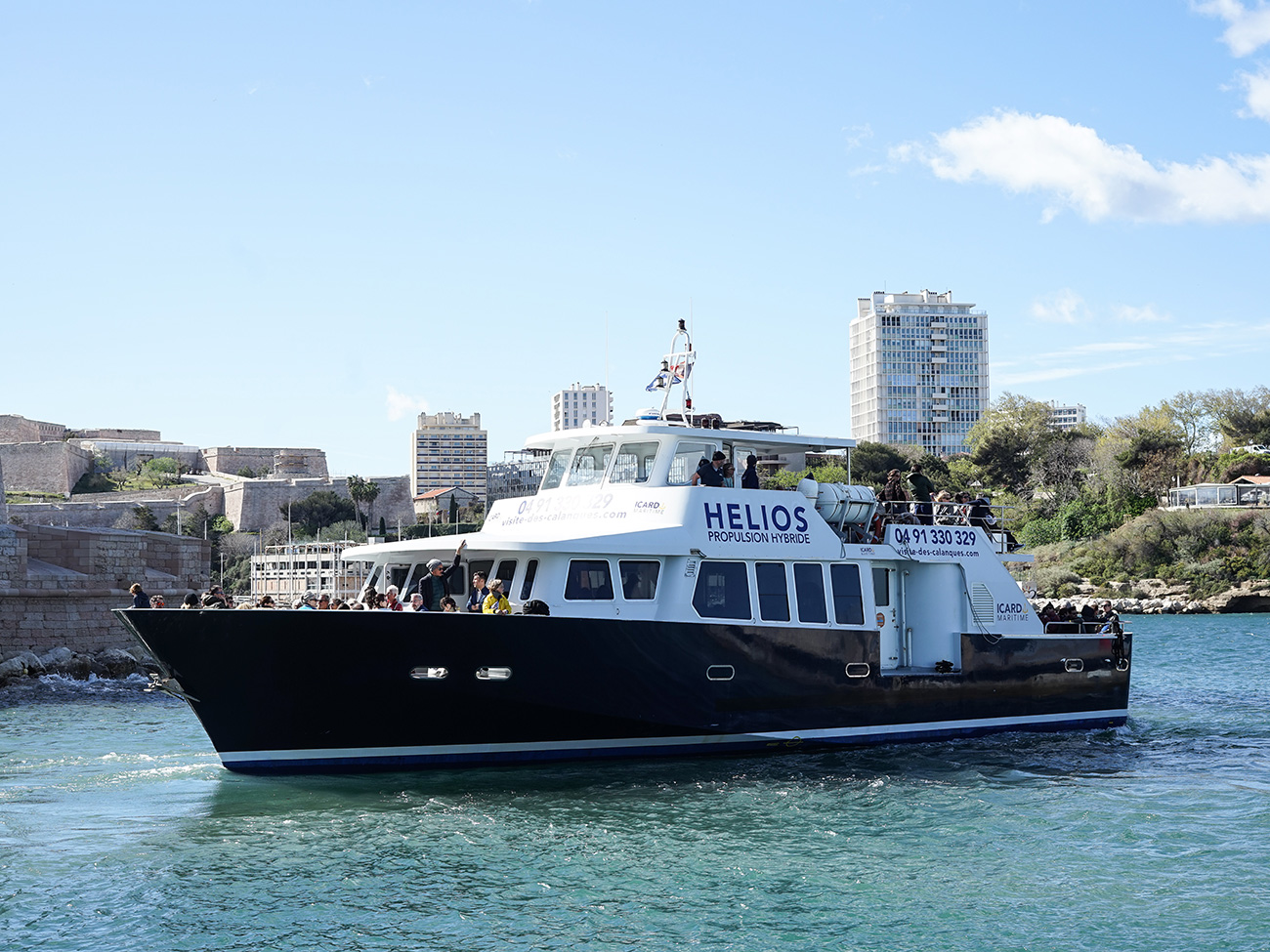 Traversée du grand port de commerce, Mucem © Julie Cohen, Mucem