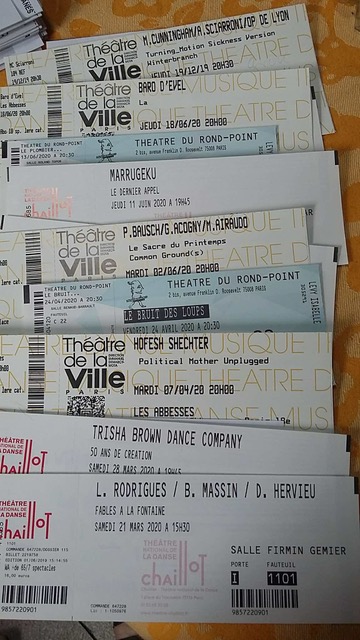 Isabelle Levy, Pochettes de billets annulés, photographie numérique, 2020 © Mucem