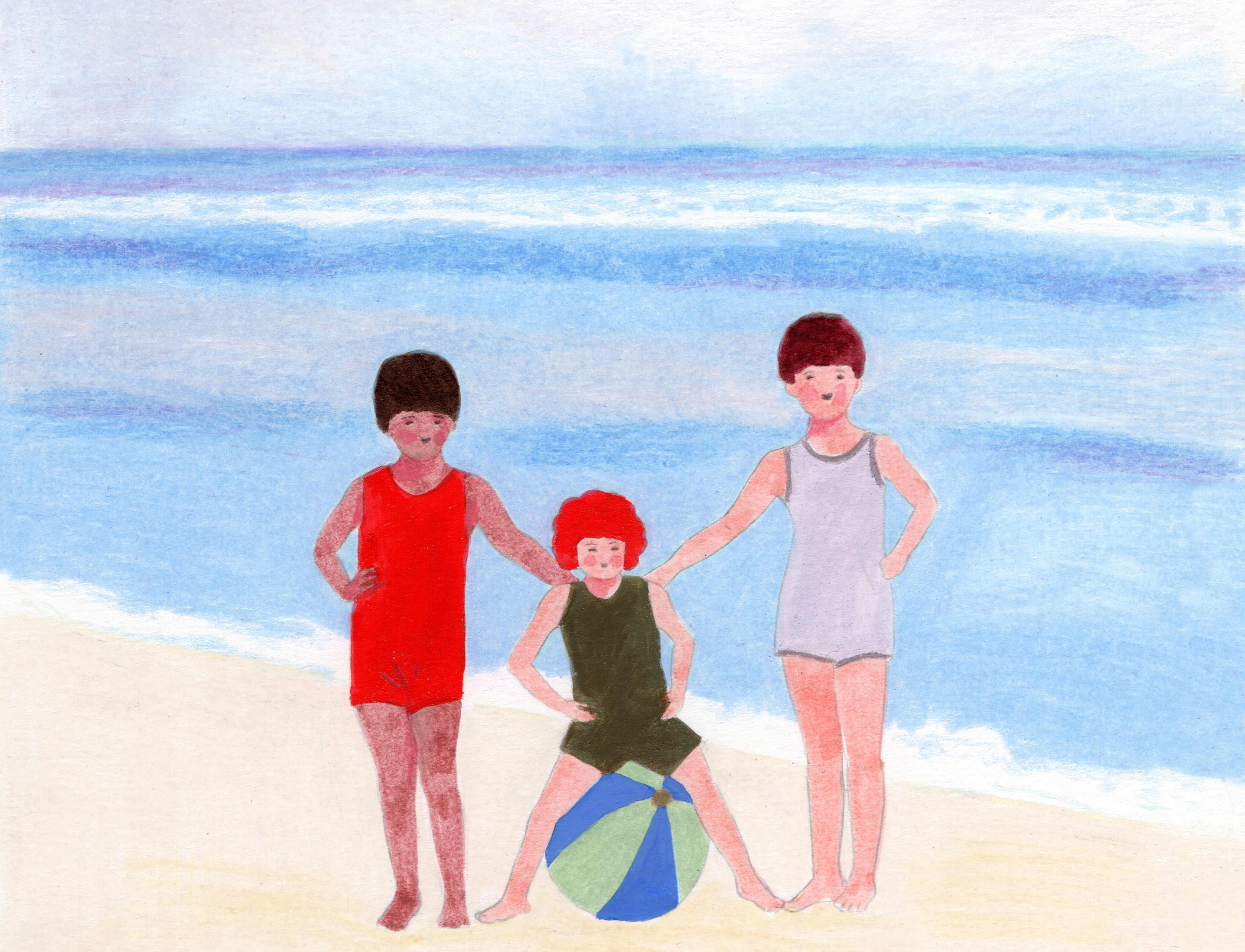 Les vacances d'été en famille © Fanny Dreyer / Mucem