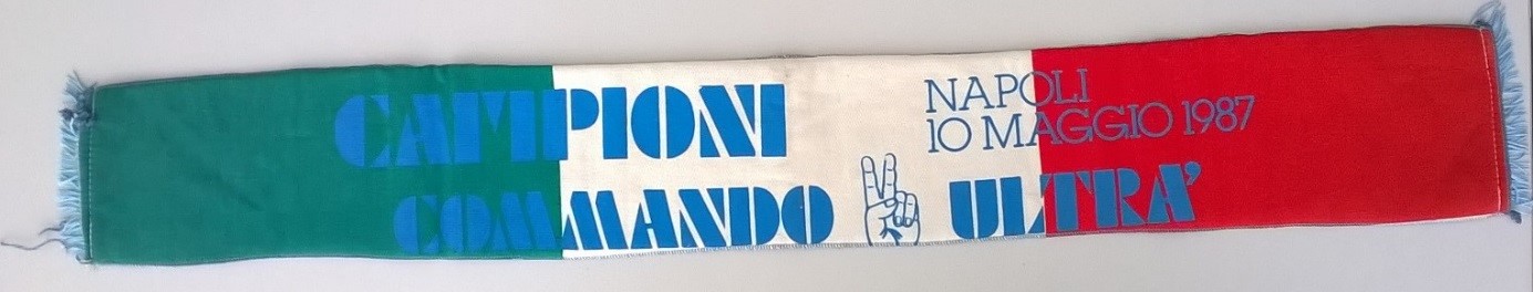 Écharpe du Commando Ultra’ napolitain, Mucem (2015.14.4)