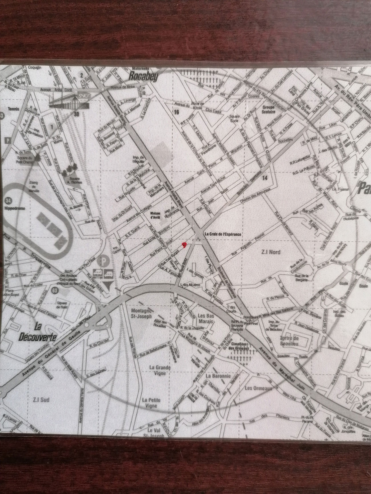 Joëlle Hallou, Carte de périmètre de sortie, photographie numérique, 2020 © Mucem