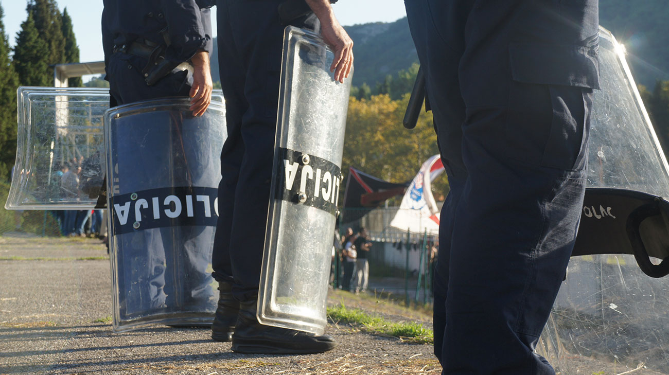 L’ambiance du derby © Ljiljana Zeljkovic, Mucem