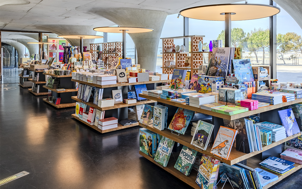 La librairie-boutique du Mucem © Arteum