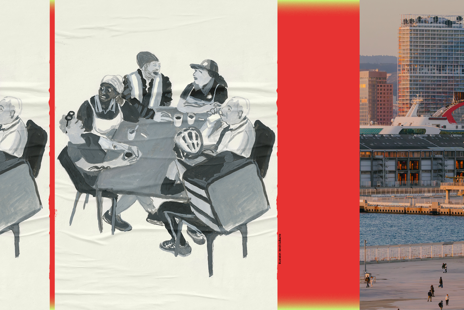 Travailler mieux pour gagner ensemble Procès du siècle #5 © Benoit Guillaume / Mucem