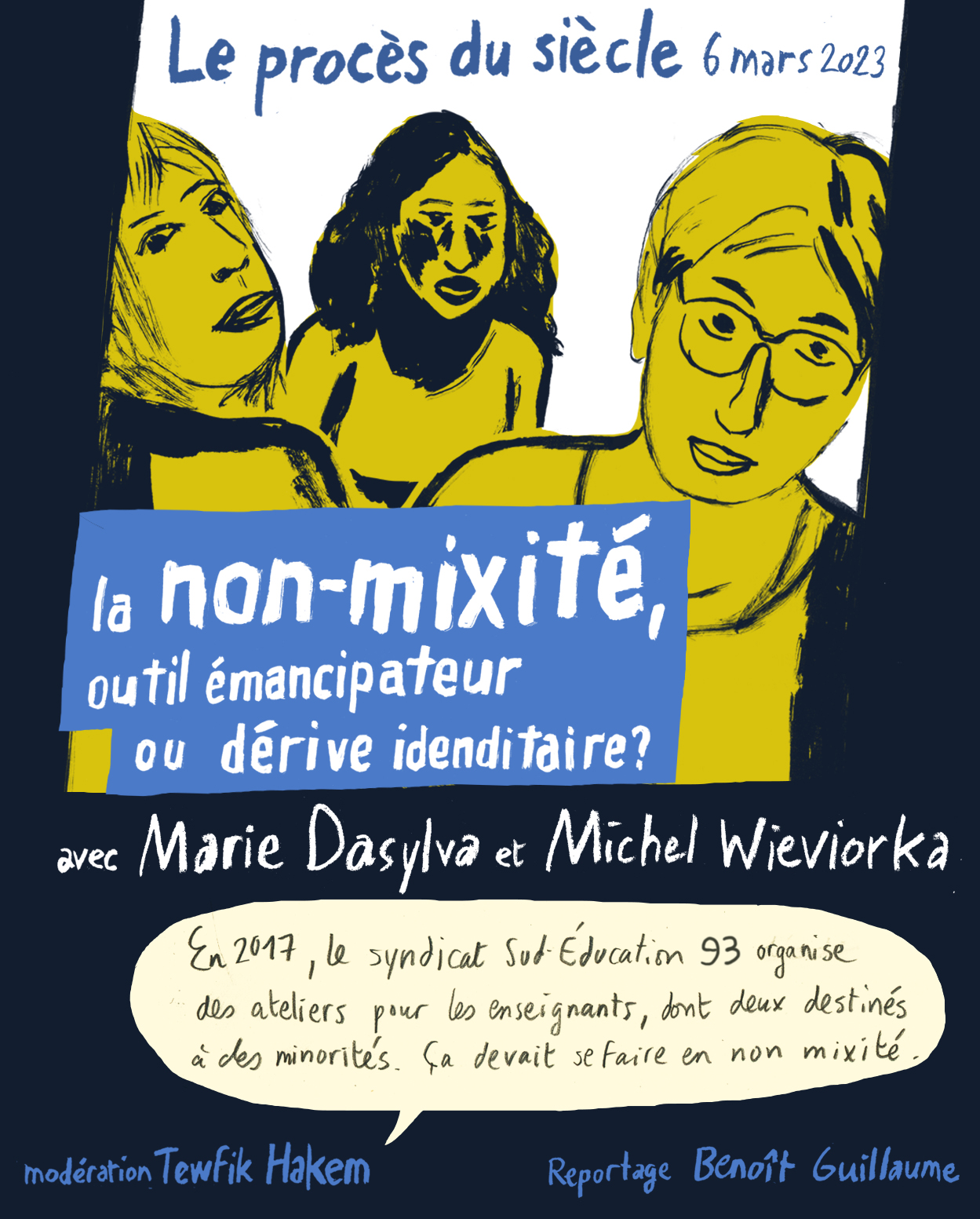La non mixité, outil émancipateur ou dérive identitaire ? - Les Procès du siècle © Benoit Guillaume