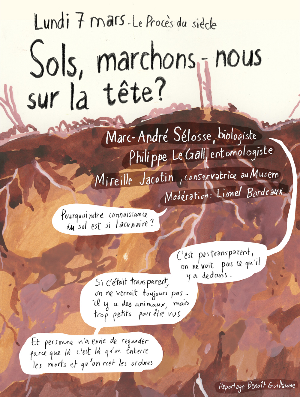 Sols, marchons-nous sur la tête - Les Procès du siècle © Benoit Guillaume