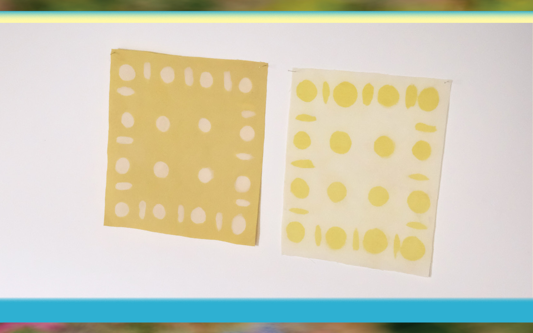 Teinture végétale : impression textile en positif et négatif, Les ateliers Plein-air © Anouk Zibaut, Mucem