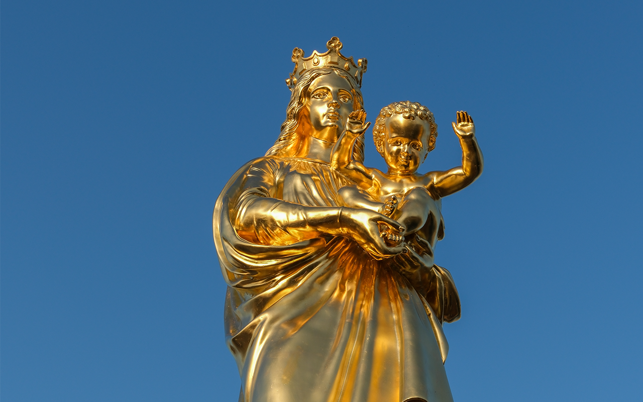 Réédition monumentale de la statue de la Bonne Mère © Adèle Mélice-Dodart